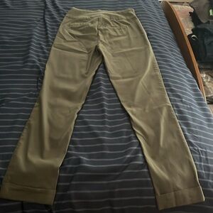 Tribal size 4 pant. Stretch material. Color is a light olive green